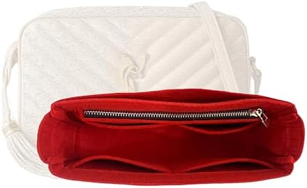 Divitize Premium Purse Organizer compatible with Lou Mini Camera Bag Organizer — Gold Zipper Perfect Fit, Durable Quality Felt, Full Coverage No Bulk, +24 Shades (For Mini Camera Bag, Lime) by Divitize
