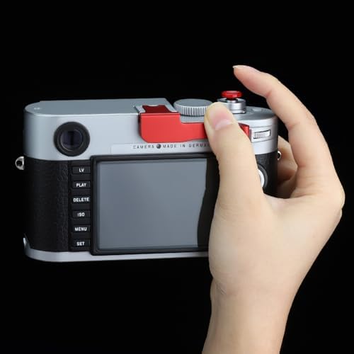 Haoge THB-M24R Metal Hot Shoe Thumb Up Rest Hand Grip for Leica M Typ240 M240, M-P Typ 240 M240P, M Typ262 M262, M-D Typ 262 Camera Red - Image 5