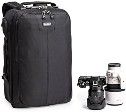 Think Tank Airport Essentials Backpack for Standard DSLR System, 300mm f/2.8/iPad/13 Laptop, Small - Image 2