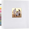 potricher Photo Album 4x6 Pictures, 1000 Pockets, Linen Cover, White by potricher