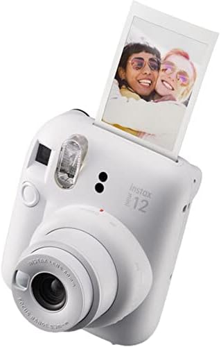 FUJIFILM INSTAX Mini 12 Instant Film Camera | Clay White Bundled with INSTAX Mini Instant Film |40 Exposures + Instax Accessory Bundle + AA Batteries + Cleaning Cloth (10 Items) - Image 5