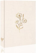 Holoary Photo Album 4x6 100 Photos, 100 Pockets 4”x6” Picture Album, Linen Fabric Cover Picture Book for Photos, 4x6 Photo Albums for Family Weddings Travel Memories(Beige) by Holoary