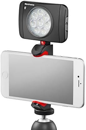 Manfrotto Universal Smartphone Clamp, Pro Version (MCPIXI), for Mini Camera Tripod, Table Tripod,Compact Tripod, Vlogging, Black - Image 5