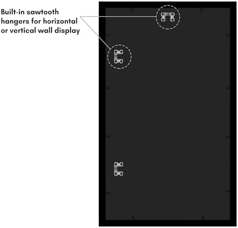 Americanflat 14x24 Poster Frame - Engineered Wood - Black - Image 6