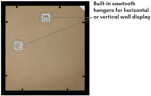 Americanflat 13x14 Picture Frame - Engineered Wood - Black - Image 5