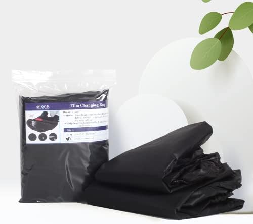 Darkroom Equipment Oversize Film Changing Bag Camera Dedicated Film Developing Darkroom Zipper Bag Double Layer Load Photography 27.3X28.26'' Photography Accessories (L) - Image 7