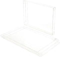 ClearBags Crystal Clear Greeting Card Boxes, 25 Pack, Box Case for Cards, Envelopes, Party Favors, Treats, Photo Storage, Gift Holder, Stationery Organizer, Small Business Packaging & Supplies, FB1A by ClearBags
