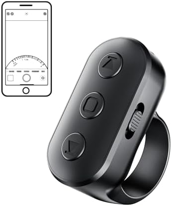 Bluetooth Camera Remote for iPhone with Zoom, Wireless Shutter Clicker by Voinap