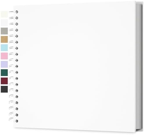 Scrapbook Album 10x10in, Acid-Free Kraft Paper 50 Sheets 100 Pages by Yopih