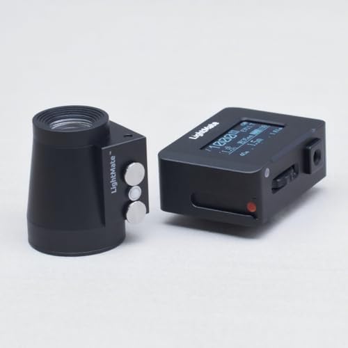 LightMate Area 2S Light Meter Photography & OV-X1 17° Retro Viewfinder, 0.96" Large OLED Screen, Ultra-Compact, Rechargeable Battery, for Leica & Other Film Cameras, Black by DiscoverNewPhotographyRealm