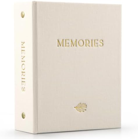 Beautiful Linen Photo Album For 4x6 Photos - Holds Up To 100 Pictures by ZICOTO
