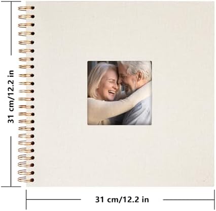 Scrapbook Photo Album, Linen Covered, 12x12 Inches, 40 Sheets/80 Pages - Image 3