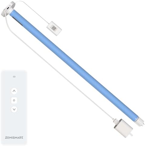 Matter WiFi Roller Blinds Motor for 17/25/28mm Tubes, Plug-in Motorized Smart Blinds with App/Voice/Remote Control, Compatible with Homekit Alexa Google Home SmartThings (Motor with 1-Channel Remote) by Blindsmart