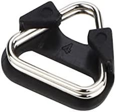 Leftfoto Stainless Steel Triangle Split Ring,Camera Strap Hook Lug Ring, with Plastic Cap,for Belt Hook Lanyard for Camera Shoulder Strap (4 pcs) - Image 3