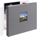 1DOT2 12x12 Inch 3 Ring DIY Scrapbook Photo Album, Dark Gray by 1DOT2