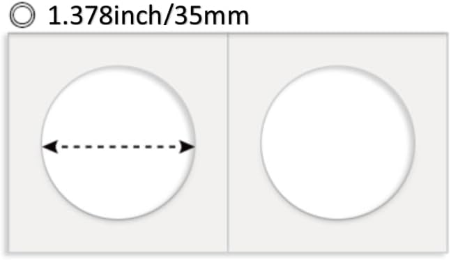 Boen 35mm Coin Flips 300Pcs 2x2 Cardboard Holders - Image 2