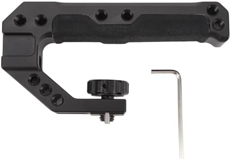 Camera Cage Top Handle Lightweight Aluminum Handle Video Stabilization System for DSLR Cameras with Cold Shoe Mount - Image 6