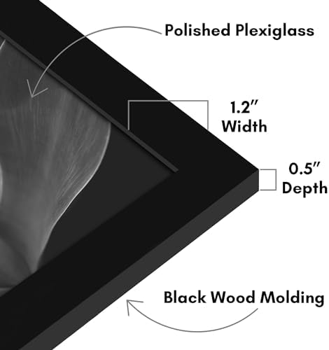 Americanflat 17x19 Poster Frame - Engineered Wood - Black - Image 3