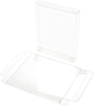 ClearBags Crystal Clear Greeting Card Boxes, 25 Pack, Box Case for Cards, Envelopes, Party Favors, Treats, Photo Storage, Gift Holder, Stationery Organizer, Small Business Packaging & Supplies, FB27A by ClearBags