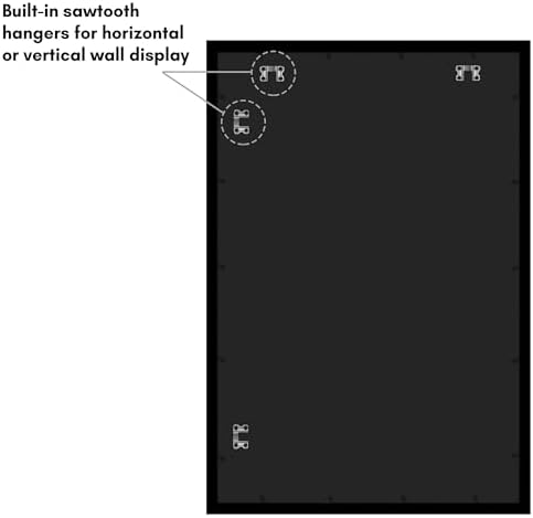 Americanflat 26x39 Poster Frame - Engineered Wood - Black - Image 6