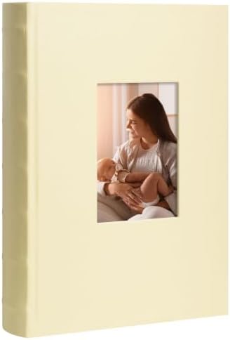 Vienrose Photo Album 4x6 300 Photos PU Leather Cover White by Vienrose