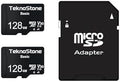128GB Basic MicroSDXC TF Memory Card with Adapter 2 Packs by Teknostone
