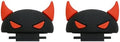 2 Pcs Camera Hot Shoe Boot Cover Cap Protector for Sony Canon Nikon Fuji (Devil) by Unknown