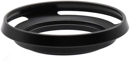 46mm Hollow Lens Hood 46mm Screw in Curved Vented Lens Hood by LingoFoto