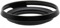 46mm Hollow Lens Hood 46mm Screw in Curved Vented Lens Hood by LingoFoto