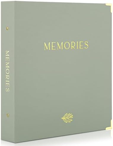 Beautiful Linen Photo Album For 4x6 Photos - Holds Up To 500 Pictures by ZICOTO