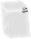 Golden State Art 9x12 Inch Crystal Sealed Clear Plastic Sleeves,100 Pack by GoldenStateArt