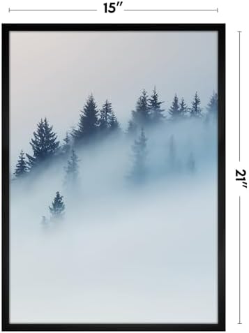Americanflat 15x21 Poster Frame - Slim Molding - Black - Image 2