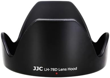 JJC EW-78D Reversible Lens Hood Shade Protector for Canon EF 28-200mm f/3.5-5.6 USM & EF-S 18-200mm f/3.5-5.6 IS Lens Replaces Canon EW-78D Lens Hood by JJC