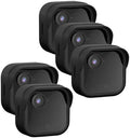 Silicone Case for All-New Blink Outdoor 4 (4th Gen) / 2K+ (Black, 5 Pack) by QOPOTO