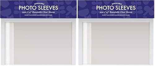 Jot & Mark Photo Sleeves Protector 200 Count (5x7) (Pack of 2) by JotMark