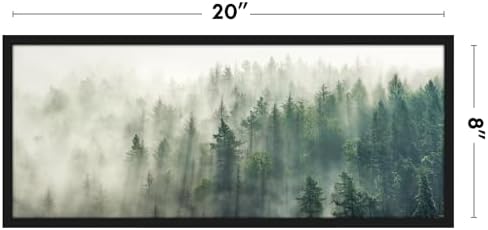 Americanflat 8x20 Picture Frame - Slim Molding - Black - Image 2