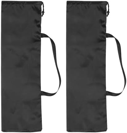 PATIKIL 30 x 10 Inch Tripod Carrying Case, 2 Pack Camera Tripod Carrying Bags Oxford Cloth Padded Bag for Camera Gear Mic Light Stand Sheet Music Photography Accessories, Black by PATIKIL