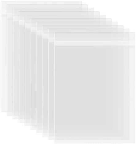 Golden State Art 50 Pack 11x14 Acid-Free Crystal Clear Sleeve Storage Bags by GoldenStateArt