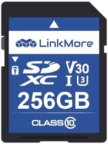 LinkMore XV13 256GB Full-Size SDXC Card, UHS-I U3 V30, 95MB/s Read by LinkMore