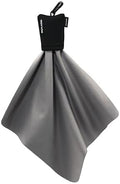 SPUDZ Classic Microfiber Lens Cleaner – Clip-On Pouch, Washable – for Binoculars, Scopes, Glasses, Screens | Classic | Black, 10 x 10 Inch by SPUDZ