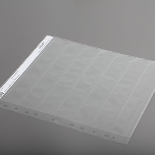 35mm Film Negative Sleeves - 25 pcs Storage Pages for 35mm Film Strips, Holds 7 Strips of 6 Frames by Unknown