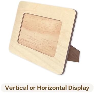 LWR CRAFTS Wooden DIY Photo Frame 4" x 6" Pack of 2 - Image 5