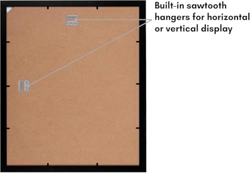 Americanflat 12x14 Picture Frame - Engineered Wood - Black - Image 6