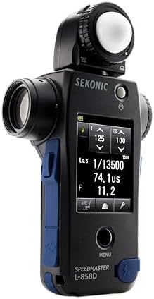 Sekonic L-858D-U Speedmaster Light Meter, Multi-Function Incident & 1∞ Spot Meter with Flash Duration Analysis, HSS Measurement & Wireless Radio Triggering Compatibility - Image 4