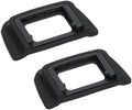 PATIKIL DK-20 Viewfinder Eyepiece Eyecup, 2 Pack Camera Eye Cup Protector for Nikon D5200 D5100 D3100 D3000 D60 Digital Camera Block Flare Scratch Resistance, Black by PATIKIL