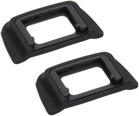 PATIKIL DK-20 Viewfinder Eyepiece Eyecup, 2 Pack Camera Eye Cup Protector for Nikon D5200 D5100 D3100 D3000 D60 Digital Camera Block Flare Scratch Resistance, Black by PATIKIL