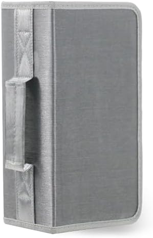 DVD Case CD Storage,128 Capacity CD Cases Holder DVD Storage Case Holders CD DVD Disc Case Storage Wallet Binder for Car Home Office Travel (128 Silvery) by YILAGCDDVDCase