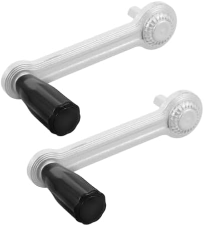 LIFKOME 2pcs Manual Roller Shutter Crank Handles Hexagonal Shaft for Roller Blinds and Shutters, Plastic and Iron Material, Smooth Lifts and Effortless Operation, for Casement Windows by LIFKOME