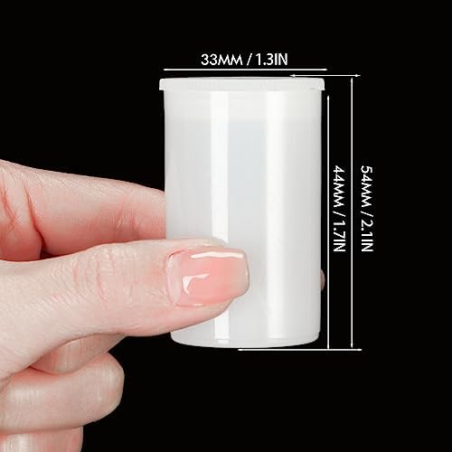 Jovitec 500 Pcs White Film Canisters with Caps Small Plastic Film Canister Holder 35mm Film Case Empty Camera Reel Containers with Lids for Storage Small Accessories Camera Film Roll Fish Hook Beads - Image 6