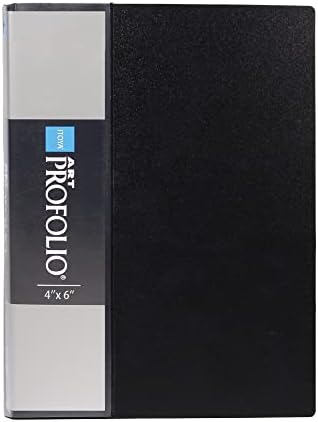 ITOYA Original Art ProFolio Black 4x6 Photo Album Book with 48 Pages - Small Photo Album 4x6 Art Portfolio Folder for Artwork - Picture Book Portfolio Binder - Presentation Binder Photo Book by Unknown